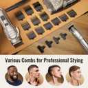 Jack & Rose Clippers and Trimmers Set, Cordless Hair Clippers for Men, Barber Clippers Set