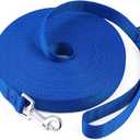 AMAGOOD Long Dog Leash for Training 15FT 20FT 30FT 50FT 100FT Long Dog Lead for Medium and Small Dogs Training,Tie Out,Play,Camping (15feet, Blue)