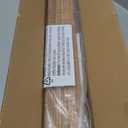 LazBlinds No Tools No Drill Cordless Bamboo Roman Shades, Light Filtering Window Treatment, Roll Up Bamboo Blinds for Window 22'' W x 64'' H, Ceylon Light Russet