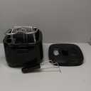 Amazon Basics 2.1-Qt (2.0L) Electric Deep Fryer with 8-Cup Oil Capacity, Timer, Adjustable Temperature, Easy Draining Basket, Viewing Window, 1500W, Black