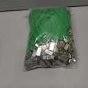 Ollain Badge Lanyards Neck Bulk Cruise Lanyards Lanyard with Clip for ID Card Name Tags Badge Holders (Green, 100 Pack)
