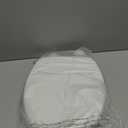 CHURCH Toilet Seat, Easy Clean Hinges Release for Deep Cleans, Durable Enameled Wood Seat, Elongated, White