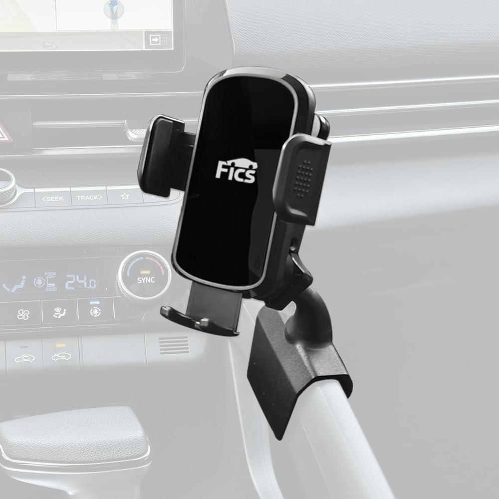 FICS Car Phone Holder for Hyundai Elantra 2021, 2022, 2023, 2024, 2025  Custom-Fit Mount for Seamless Display Integration, Interior Accessories for Navigation Use, Stable Driving View