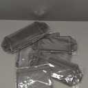 Boao 6 Pieces Mesh Makeup Bags Mesh Cosmetic Bag Portable Travel Organizing Zipper Pouch Toiletries Makeup Pouches for Home Office Travel Accessories(Gray)