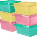 Tupperware Keep Tab Plastic Container Set, 500Ml, Set Of 4, Multicolour