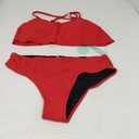 Beautkini Women Swimsuit Red L