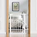 Babelio 26-31 in Baby Gate for Stairs, PressGuard Pet Gate with Wide Door