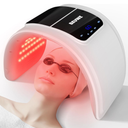 Red-Light-Therapy-Mask, Led Light Therapy for Face, 7 Colors Led Face Mask Facial Led Light Therapy Tool Skin Care Equipment at Home, Facial Neck Body Hand Beauty Mask