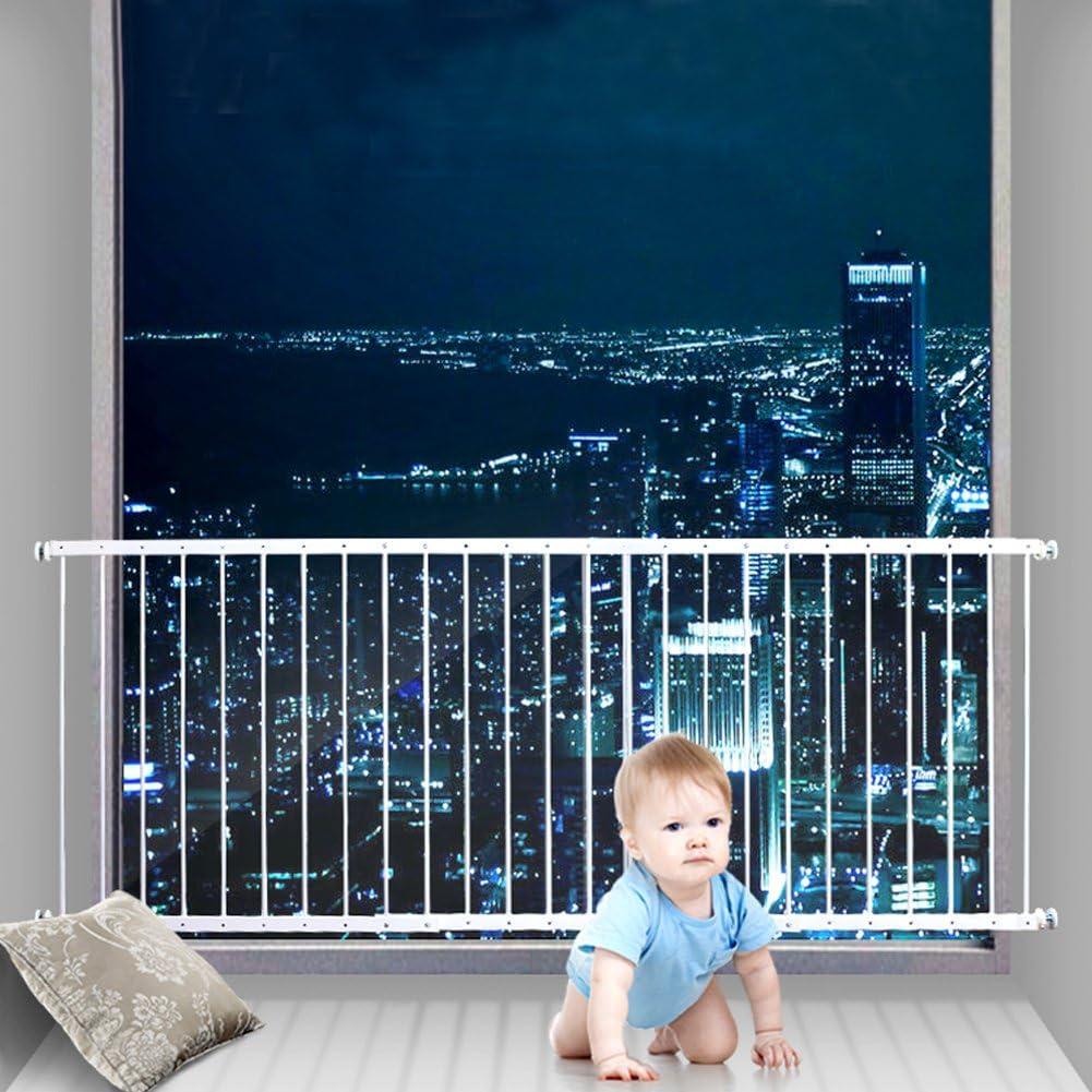 Fairy Baby Window Guards for Children, Adjustable Wide Child Safety Window Guard Prevents Accidental Falls, Home Security Childproof Interior Bar Guard for Windows Wide 61.41" - 86.61"(3 Panels)