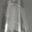 50 Sets 12oz Disposable Transparent Plastic Cup with Panda Lids & Straws, Easy-to-Grip Design, Suitable for Iced Coffee, Milk Tea,Milkshakes,Perfect for Holiday Parties,Various Dining Occasio