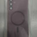 LEKEVO Magnetic for Samsung Galaxy A16 5G Case [Compatible with MagSafe][Built-in Camera Lens Protector] Slim Soft Silicone Bumper Shockproof Metallic Luster Phone Case, Burgundy