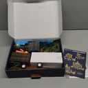 Deluxe Quality Magnetic Tiles Building Set with Attractive Reflective Pattern, LED Lights, Marble Run, and Cars - STEM Educational Toy for Creative Kids Girls Boys 3+ (87 pcs Ferris Wheel)