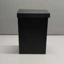 Architectural Mailboxes Modern Heritage Vertical Wall-Mounted Mailbox for Outside, Rust-Resistant Galvanized Steel Metal Small Mail Box, Black Modern Wall Mailbox