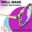 VISOONE 2 Pack Oversized Blue Light Blocking Glasses with Chic Square TR90 Frame and Metal Temple for Women Men REMY