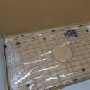 Serene Valley Sink Protector Grid 26-1/16" x 14-1/16", Centered Drain with Corner Radius 3-1/2", 304 Stainless Steel Material NLW2614C