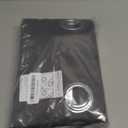 NICETOWN Grey Kitchen Blackout Short Curtain Panels for Bedroom, 45 Inch Long Thermal Insulated Grommet Top Blackout Draperies and Drapes (2 Panels, W42 x L45 -Inch, Grey)