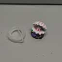 Aquarium Shell Decor Air Bubble Stone with Air Stone Bubbler Volcano Ornament Mini Cute Undersea Clam Pearl Ornaments for Fish Shrimp Crab Betta Tank