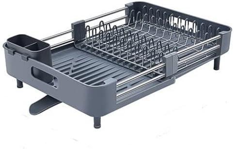 Draining rack Adjustable Kitchen Dish Drying Rack Plates Organizer Drainer Dinnerware Cutlery Storage Container Holder Sink Strainer Basket