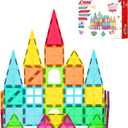 Bmag Magnetic Tiles Toys for Kids, Starter Set 3D Magnet Building Blocks Construction Playboards, STEM Learning Educational Toddlers Toy Gift for 3+ Year Old Boys and Girls