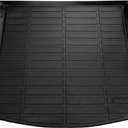 Cartist Cargo Liner Custom Fit for Mitsubishi Outlander PHEV 2018-2022 All Weather Trunk Mat High Side Waterproof Black TPE