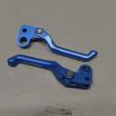 NICECNC Brake Levers Folding Front Rear Clutch Levers Compatible with Surron Light bee X/S/ L1E Motorcycle Aluminum CNC Brake Lever Compatible with Segway X160 X260 See Fitment, Blue