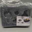 Couch Cup Holder Pillow,Couch Drink Holder,Octagon Couch Caddy for Coffee Cup,Phone,Remote,Couch Cup Holder Tray for Bed,Car,Sofa,Table (Gray)