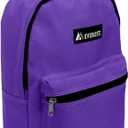 Everest Basic Backpack, Dark Purple, One Size