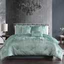 Riverbrook Home Turin Plush Comforter Set, King, Spa, 7-Piece Set