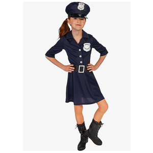 Rubies Child's Forum Police Girl Costume, As Shown, Medium