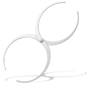 Wood Turning Double Ended Bowl Calipers Stainless Steel Woodworking Woodturning Tools Pottery Calipers Wood Lathe Thickness Measuring Tool(11 Inch)