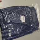 VECARDI Womens Scrub Jogger Pants High Waisted 4 Way Stretch Zipper Pocket (Blue, S)
