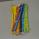 12 Pack Large Silicone Cooking Spoons 10.8'' Heat Resistant Kitchen Spoons for Cooking Silicone Serving Stirring Mixing Spoons, 6 Colors