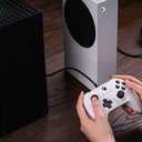 8BitDo Ultimate Wired Controller for Xbox, Hall Effect Joysticks and Hall Triggers, Compatible with Xbox Series X|S, Xbox One, Windows 10 & Windows 11 - Officially Licensed (White)