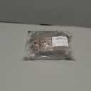 RoseSeek Women's 2 Pieces Zebra Striped Bikini Set Halter Triangle Swimsuit Y2K Tie Side Bathing Suit Brown Large