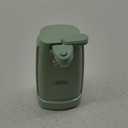 BELLA Electric Can Opener and Knife Sharpener, Multifunctional Jar and Bottle Opener with Removable Cutting Lever and Cord Storage, Stainless Steel Blade, Sage