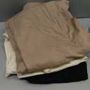 Oakgarden 3 Pack Womens Fleece Lined Sweatpants Straight Leg Thermal Baggy Lounge Pants Elastic Waist Joggers with Pockets(Black, Mocha, Apricot,Medium)