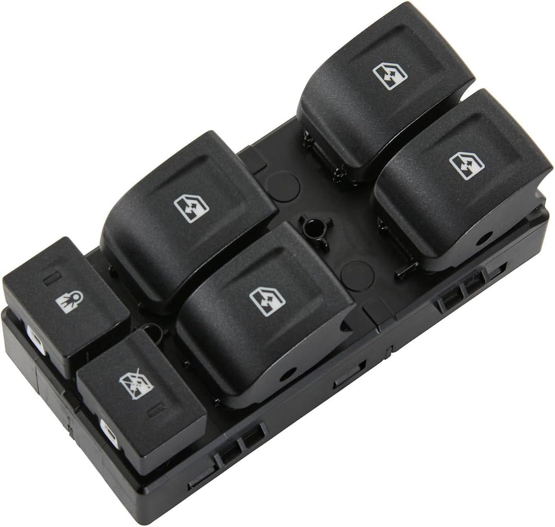 Power Window Switch Fits for 2014-2022 Chevy Silverado 1500 2500 HD 3500 HD, Colorado, GMC Canyon, Sierra, Canyon, Cadillac ATS-V, Driver Side Control Door vidrios Master Switch OEM 23427098