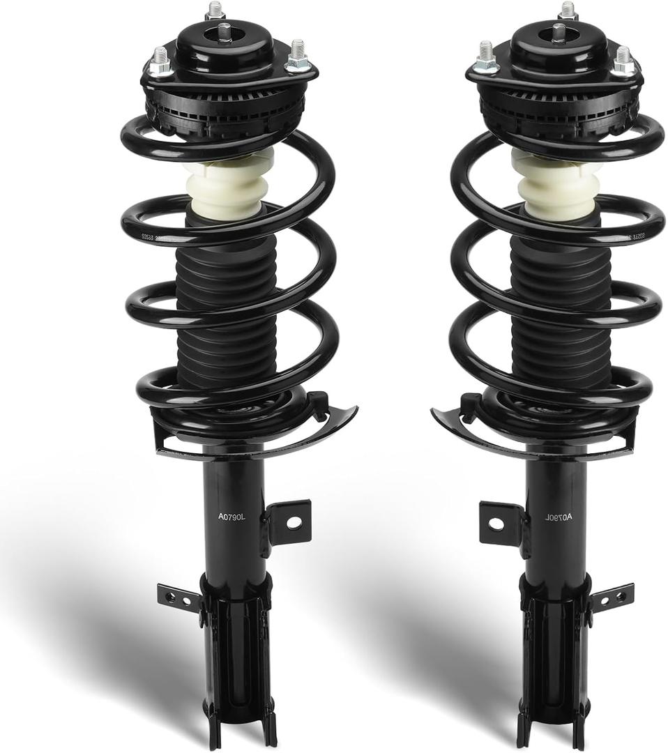 Front Complete Struts Assembly w/Coil Spring Fit for Dodge Journey 3.5L/3.6L V6 Engine (Exc. 4CYL Engine) 2009-2019, Shock Absorber Replace for 172509 172510