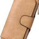 CLUCI Wallet For Women PU Leather RFID Blocking Womens Wallet Bifold Card Holder with ID Window Gifts for Women Birthday | RFID Blocking, Designer, Trifold, Card Holder, ID Window