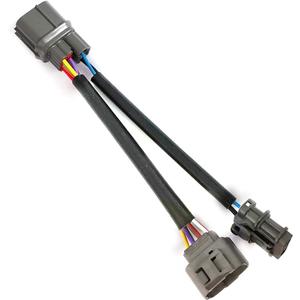 DEVMO Distributor Jumper Harness OBD2 to OBD1 10 PIN Compatible with Civic 1996-1998 (99-00 Civic SI) Integra H-Quality