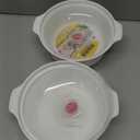 2 PCS Microwave Bowls with Lids Ramen Cooker Soup Bowls with Handls Microwavable Bowl Dishes Noodle Cooker Microwave Cookware for Office, College Dorm
