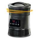 Honeywell HHF370B 360 Degree Surround Fan Forced Heater with Surround Heat Output Charcoal Grey Energy Efficient Portable Heater with Adjustable Thermostat & 2 Heat Settings , Black
