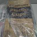 Freshware Clear Plastic Cups [100 Pack - 24 oz] Disposable Cups for Iced Coffee, Smoothie, Milkshake, Cold Drinks