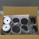 [ 8 Pack ] Glass Juicing Bottles with 2 Straws & 2 Lids w Hole- 16 OZ Travel Drinking Jars, Water Cups with Black Airtight Lids, Reusable Tall Mason Jar for Juice, Bubble Tea, Smoothie, Tea, Kombucha