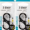 Slidelock Steel S-Biner #2 Black Nite Ize Lsb2-01-R3
