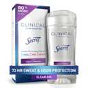 Secret Clinical Strength Antiperspirant Deodorant for Women, 3X Stress Protection, 72hr Sweat & Odor Protection, PH Balancing Minerals, Clear Gel, Clean Lavender Scent, 2.6 oz (2.6 Ounce (Pack of 1))