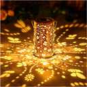 Bee Solar Lanterns Outdoor Waterproof Hanging Solar Lights Bee Gifts for Women Men Metal Decorative LED Bee Lanterns for Garden Decor,Yard,Patio,Lawn,Tabletop,Pathway,Landscape