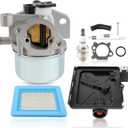 799868 Carburetor Compatible with 498170 799872 694202 693909 692648 499617 497586 497314 498254 790821-14111 Carb with 795259 Air Cleaner Primer Base