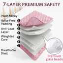 MAXTID Weighted Blanket for Kids Pink 36"x48" Soft Blanket Kids Pink Blanket