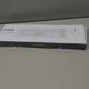 Wireless Keyboard and Mouse Combo - Full Size Slim Thin Wireless Keyboard Mouse with Numeric Keypad 2.4G Stable Connection Adjustable DPI - Rose Gold & White